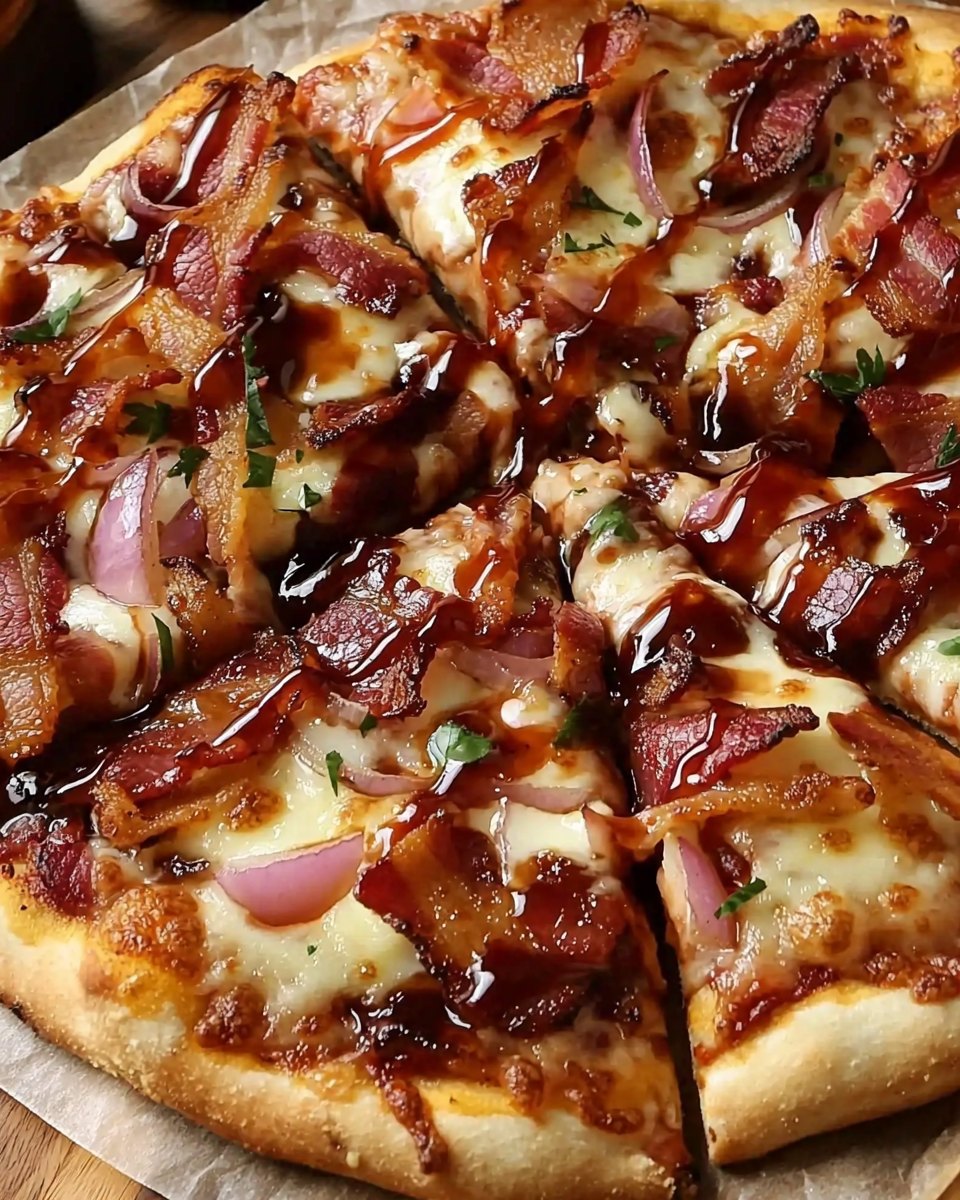 Barbecue Bacon Pizza