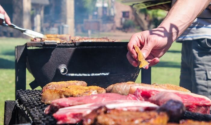 Delicious braai fresh off the grill